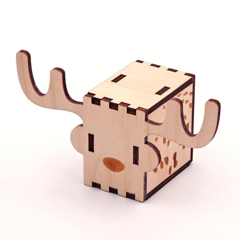 動物音樂盒(鹿) 日光禮品檯展示
