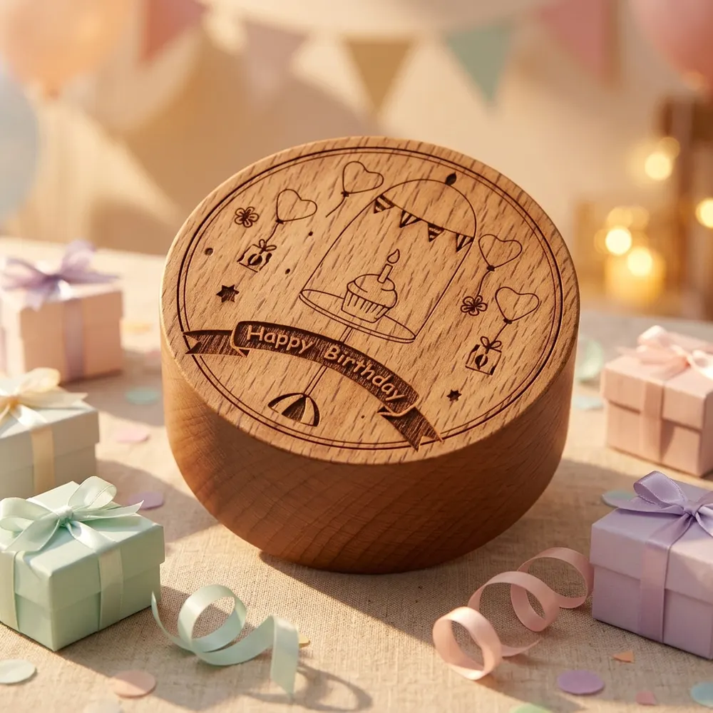 生日祝福音樂盒 歡慶生日派對情境圖